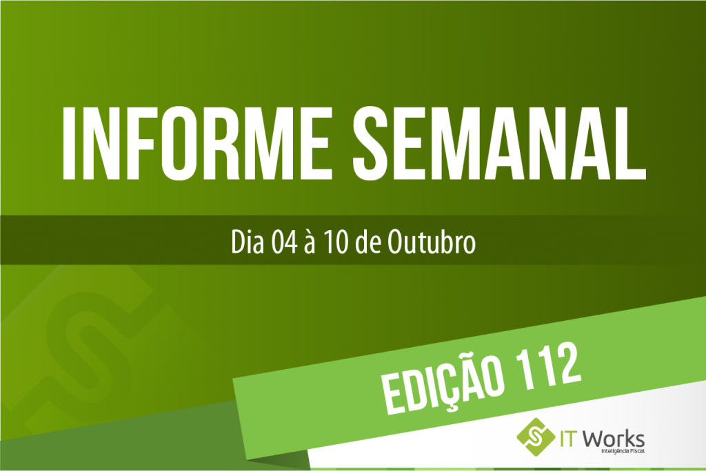 Informe Semanal – Edição 112