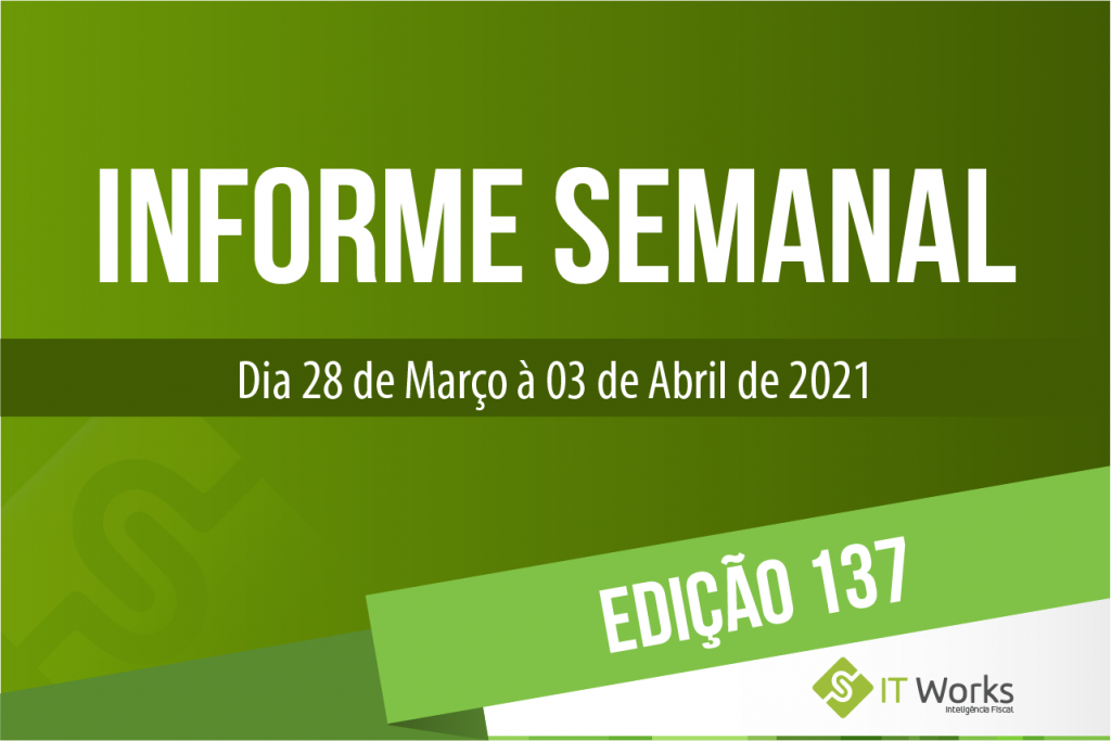 Informe Semanal – Edição 137