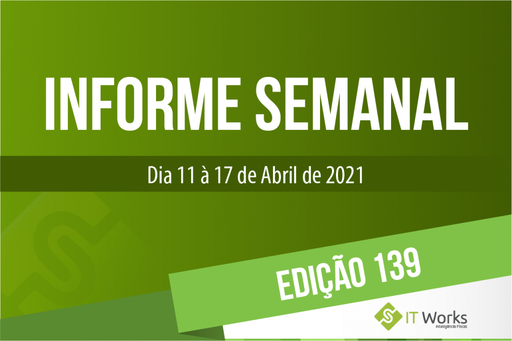 Informe Semanal – Edição 139